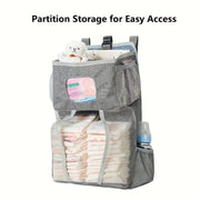 Waterproof Diaper Storage Bag Hanging Organizer Nursery Bedroom Compact
