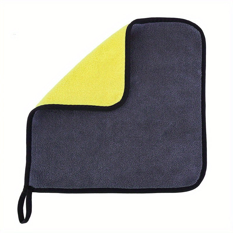 Qorong‘u kulrang va sariq mikroto‘qima tozalash mato, oshxona va avtomobil changini tozalash uchun