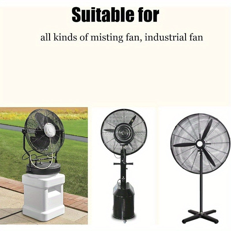 Heavy-Duty Waterproof Cover for Outdoor Water Spray Cooling Fan Dustproof Patio Misting Fan Protector