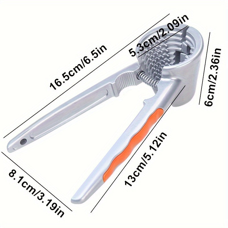 Двунаправленный орехокол из алюминиевого сплава для орехов с ореховой скорлупой и грецких орехов, кухонный инструмент