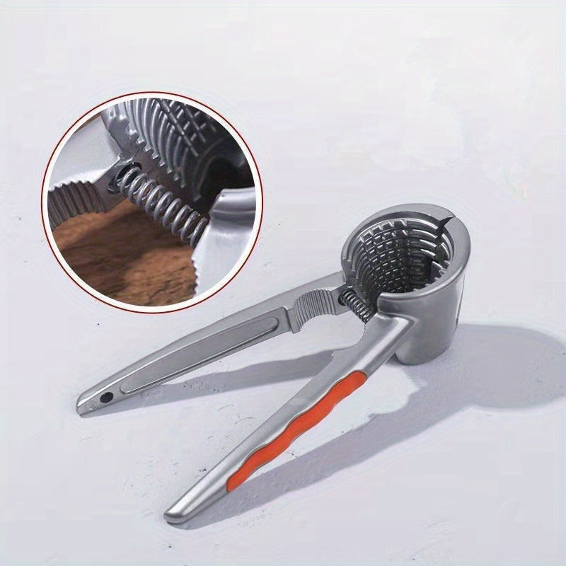 Двунаправленный орехокол из алюминиевого сплава для орехов с ореховой скорлупой и грецких орехов, кухонный инструмент