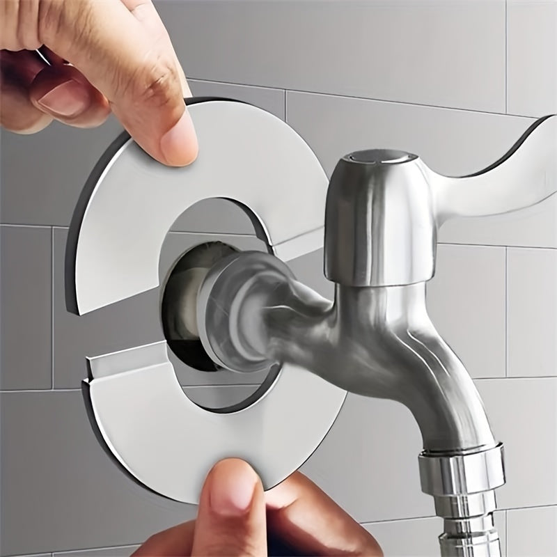 6 Pack Stainless Steel Faucet Escutcheon Covers Wall Decor Gas Water Heater Pipe Block