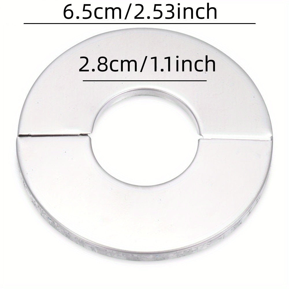 6 Pack Stainless Steel Faucet Escutcheon Covers Wall Decor Gas Water Heater Pipe Block