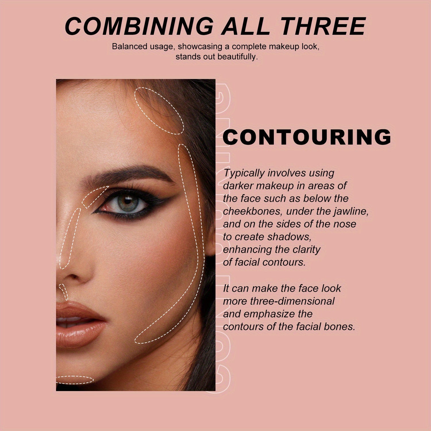 Liquid Highlighter Sticks Set for Face Contouring and Glow, Multi-Shade Waterproof