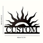 Sunflower Metal Wall Art Decor Art Deco Style Durable Textured Finish for Living Room Bedroom