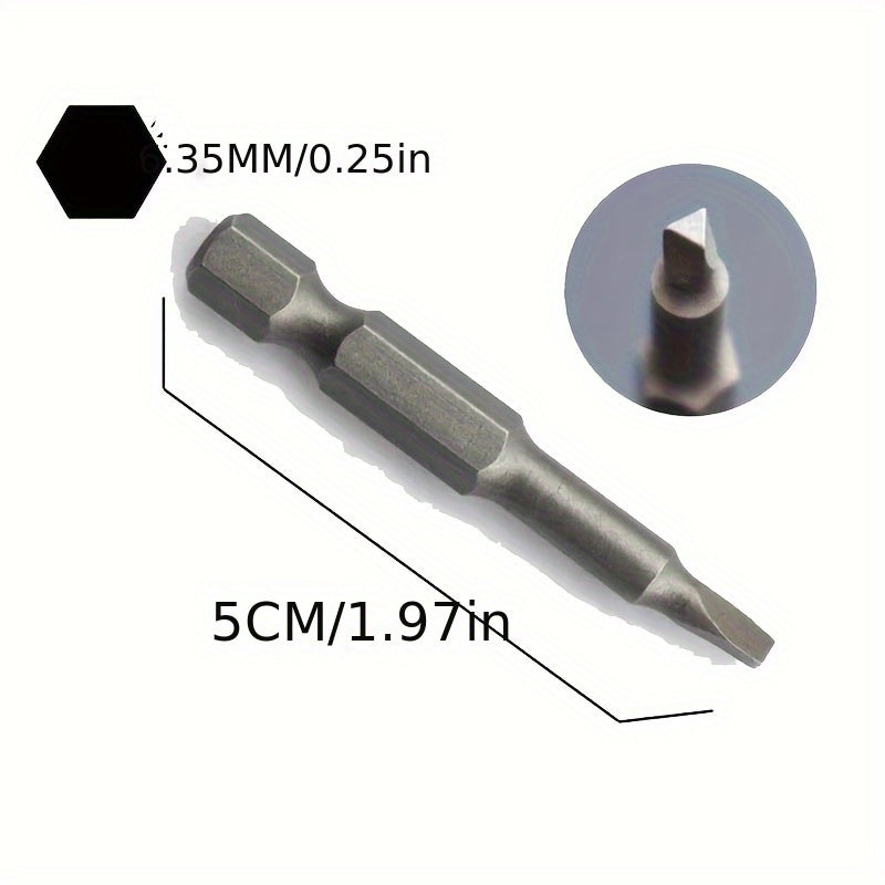 Juego de 5 piezas de destornilladores profesionales con puntas Phillips en forma de U y triángulo para uso industrial