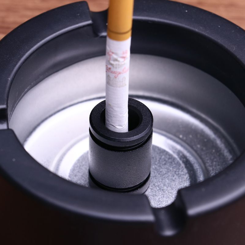 Metal Ashtray with Quick Smoke Extinguisher for Home Office Durable Aluminum