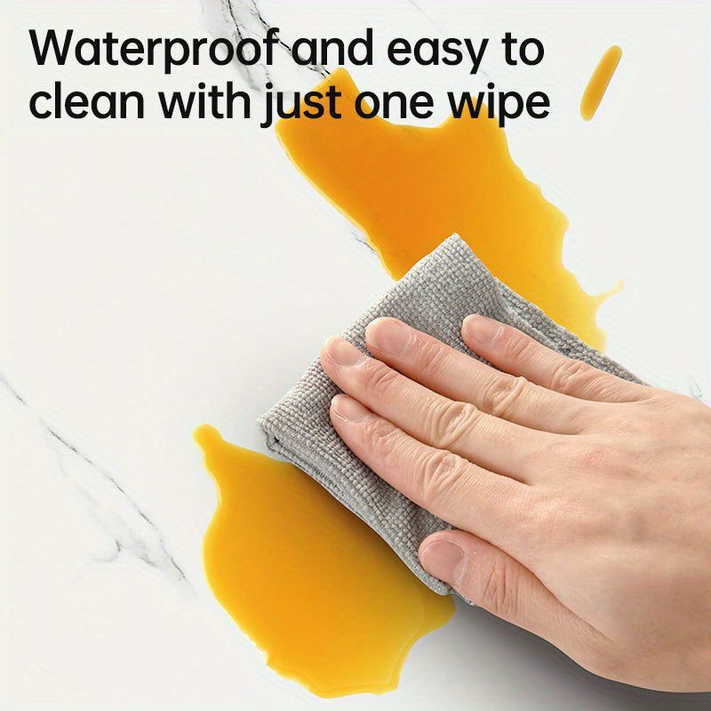 Marble Effect Self-Adhesive Wall Tiles Vinyl Waterproof Easy to Clean for Bathroom Kitchen Living Room Bedroom Pack of 10 20 or 50