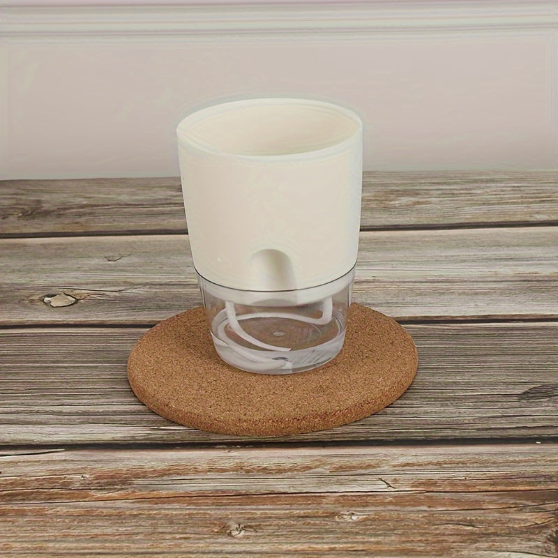 3 ta o'z-o'zini sug'oradigan o'simlik idishlari, ichki va tashqi bog'dorchilik uchun shisha bilan - elektr energiyasi talab qilinmaydi