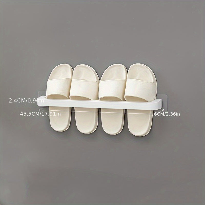 Organizador de zapatos de pared de plástico para baño, dormitorio y almacenamiento