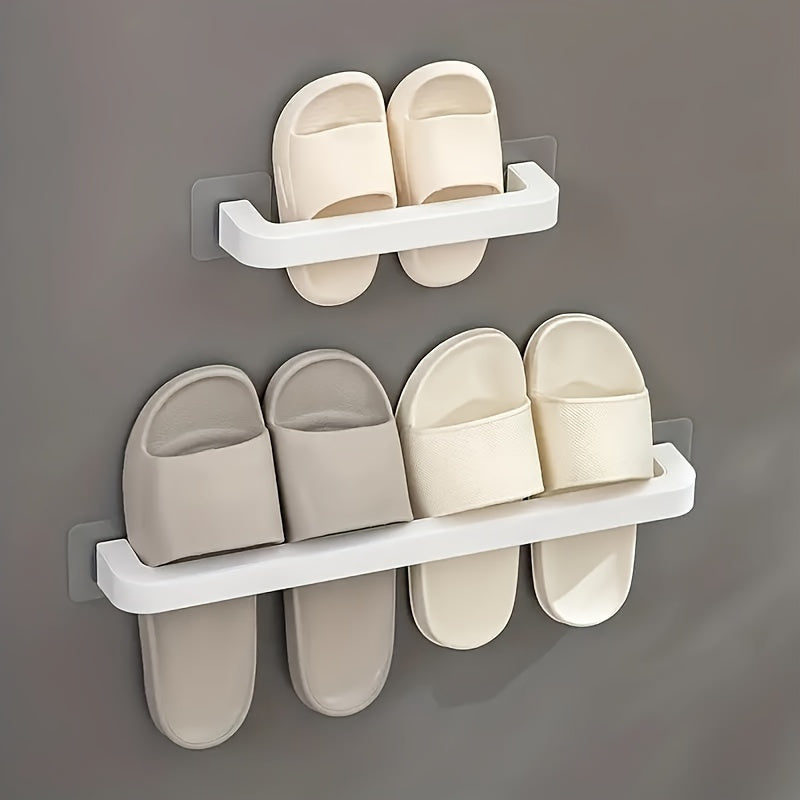 Organizador de zapatos de pared de plástico para baño, dormitorio y almacenamiento