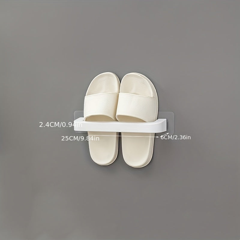 Organizador de zapatos de pared de plástico para baño, dormitorio y almacenamiento