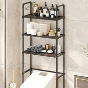 Over-The-Toilet Bathroom Organizer with 3 Tiers Metal Hanging Shelving Unit Storage