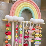 Rainbow Tassel Hair Accessory Holder for Headbands and Barrettes