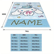 Personalized Flannel Blanket for Sofa Bed Office Cozy Gift