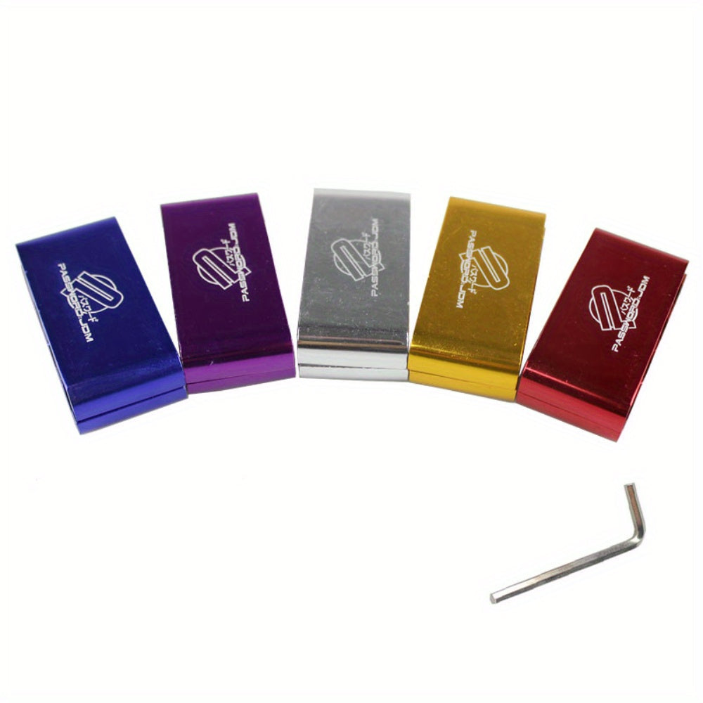 Universal Aluminum Spark Plug Wire Loom 4-Hole Wire Organizer Sleeve for Car Ignition System