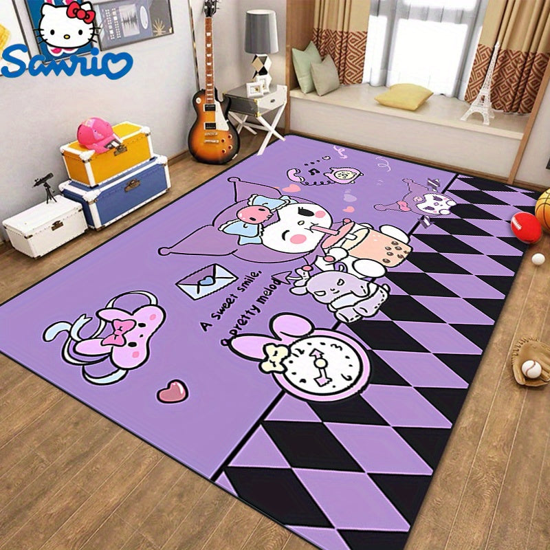 Soft Non-Slip Polyester Area Rug for Bedrooms Entryways Hallways