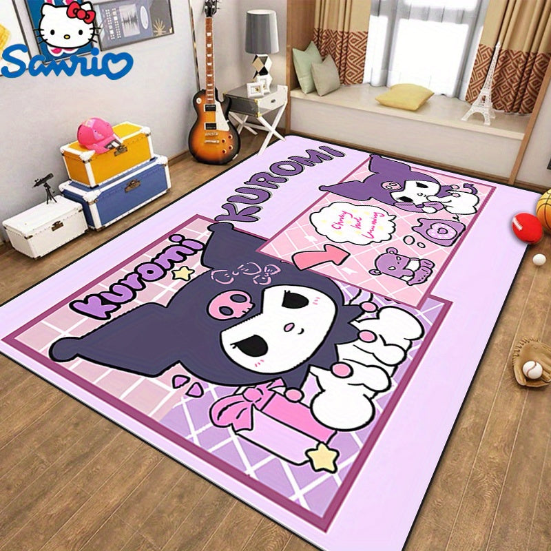 Soft Non-Slip Polyester Area Rug for Bedrooms Entryways Hallways