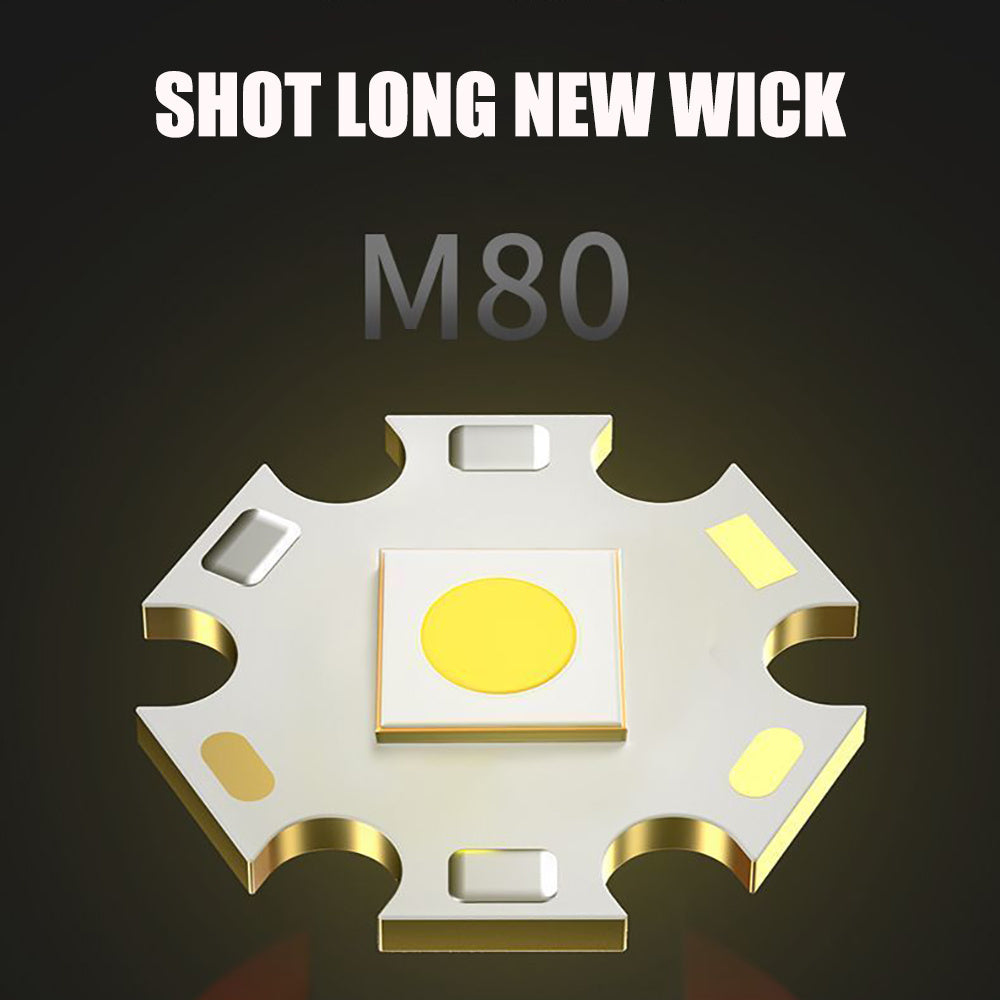 Qayta zaryadlanadigan taktik LED chiroq, 5 ta yoritish rejimi, COB orqa chiroq, USB orqali zaryadlash va mustahkam dizayn. Favqulodda vaziyatlar, piyoda yurish va lagerda foydalanish uchun ideal. Sovg'a qutisi va USB kabeli bilan birga.