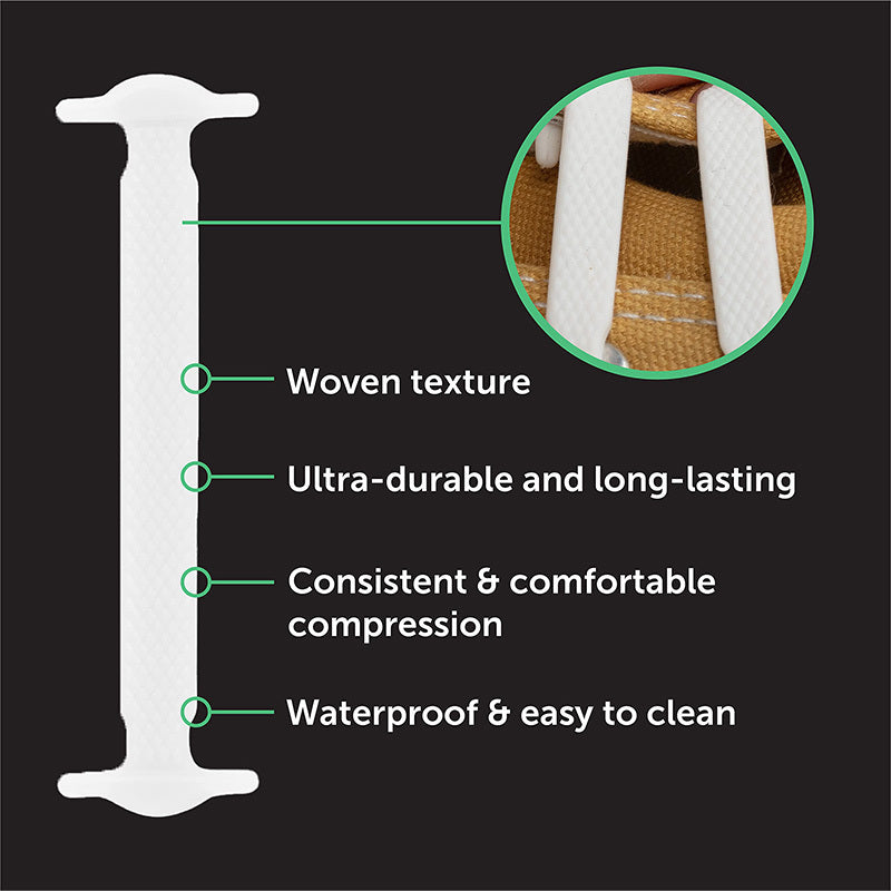 Unisex Elastic Silicone Shoelaces I-Shaped Buckle-Free Casual, Versatile Set of 16