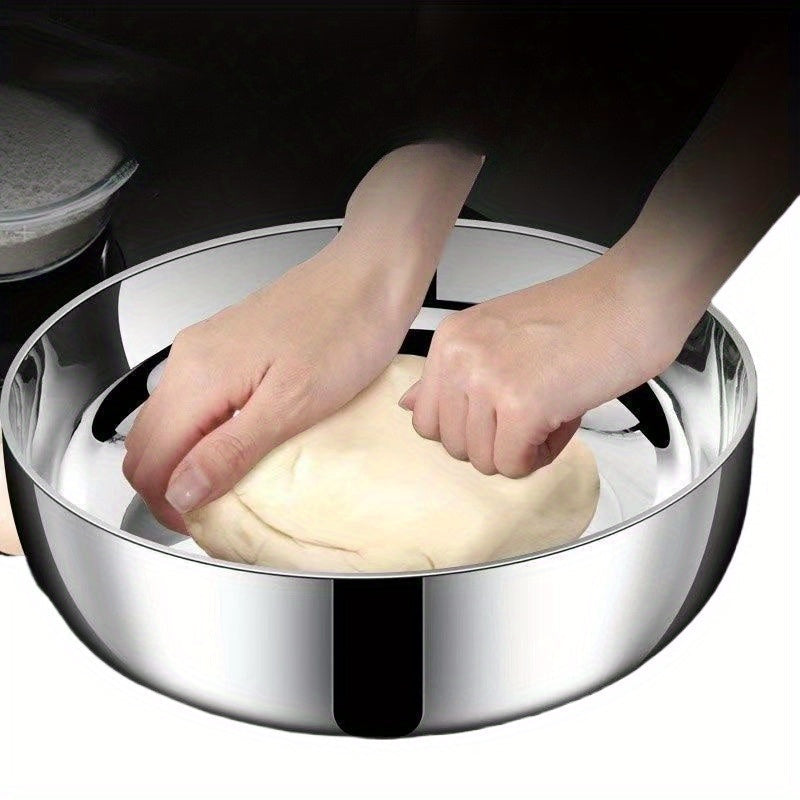 Нержавеющая сталь, устойчивая к ржавчине, кухонная раковина с многофункциональным дизайном - идеально подходит для супов, горячих блюд и смешивания теста