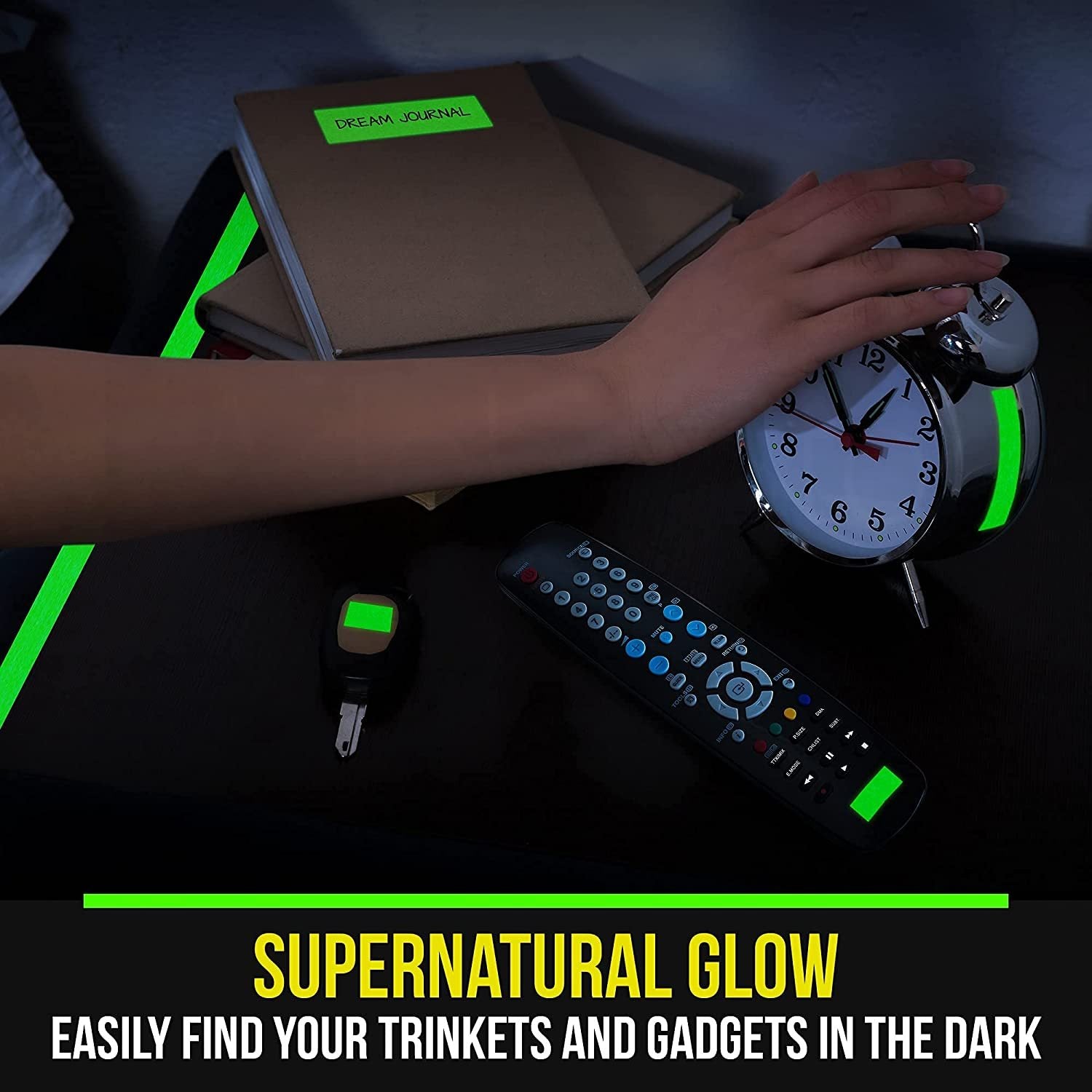 Long-Lasting Fluorescent Tape Roll for Outdoor Sports Night Decorations Home Marking