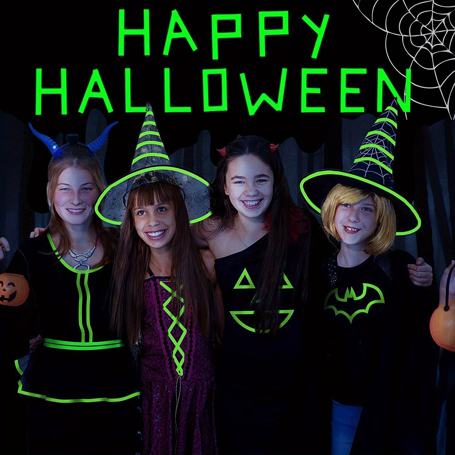 Long-Lasting Fluorescent Tape Roll for Outdoor Sports Night Decorations Home Marking