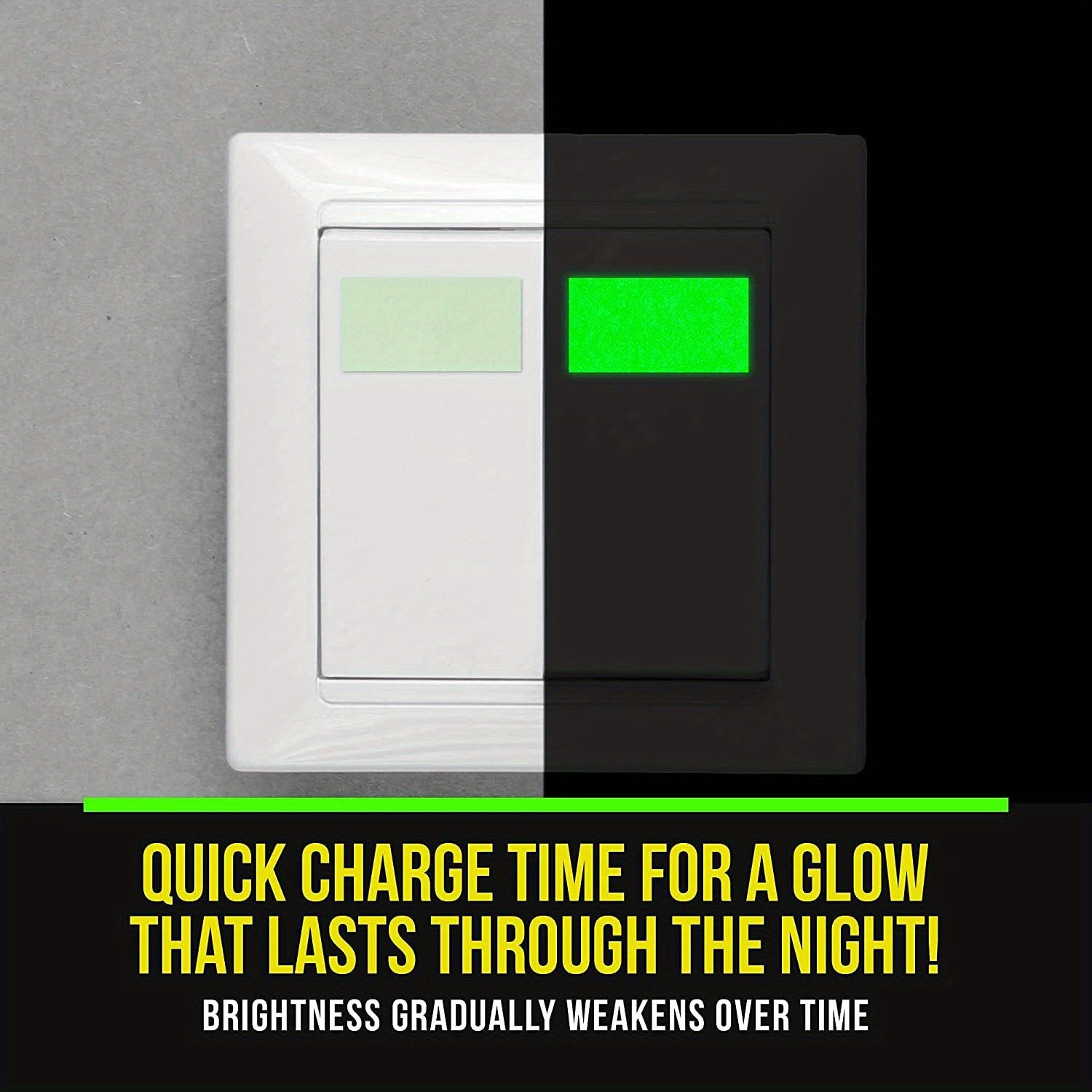 Long-Lasting Fluorescent Tape Roll for Outdoor Sports Night Decorations Home Marking