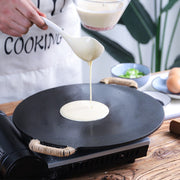 Cast Iron Griddle Skillet Non-Stick Scratch-Resistant for Gas and Ceramic Stoves