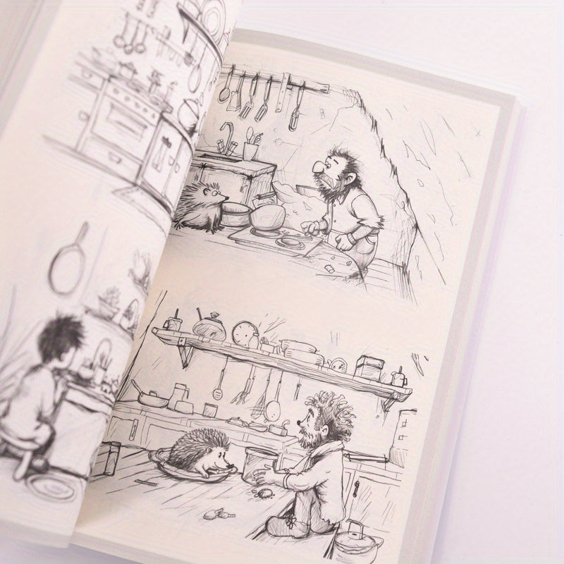 Детская книга для творческих иллюстраций 1000 эскизов карандашом для китайского языка