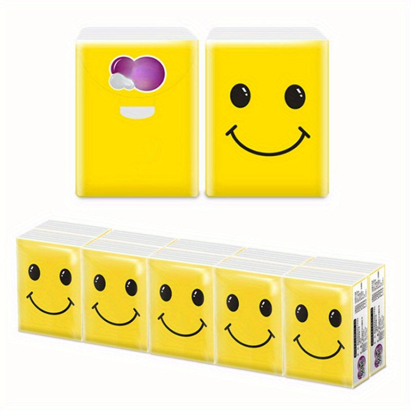 120 Pack 3-Ply Recycled Wood Pulp Tissues Soft Durable Portable Travel Home