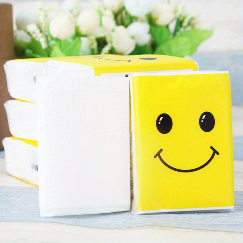 120 Pack 3-Ply Recycled Wood Pulp Tissues Soft Durable Portable Travel Home