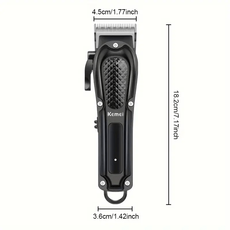 Cortapelos profesionales con motor de alta velocidad, batería de litio de 1500mAh, set de caja de regalo