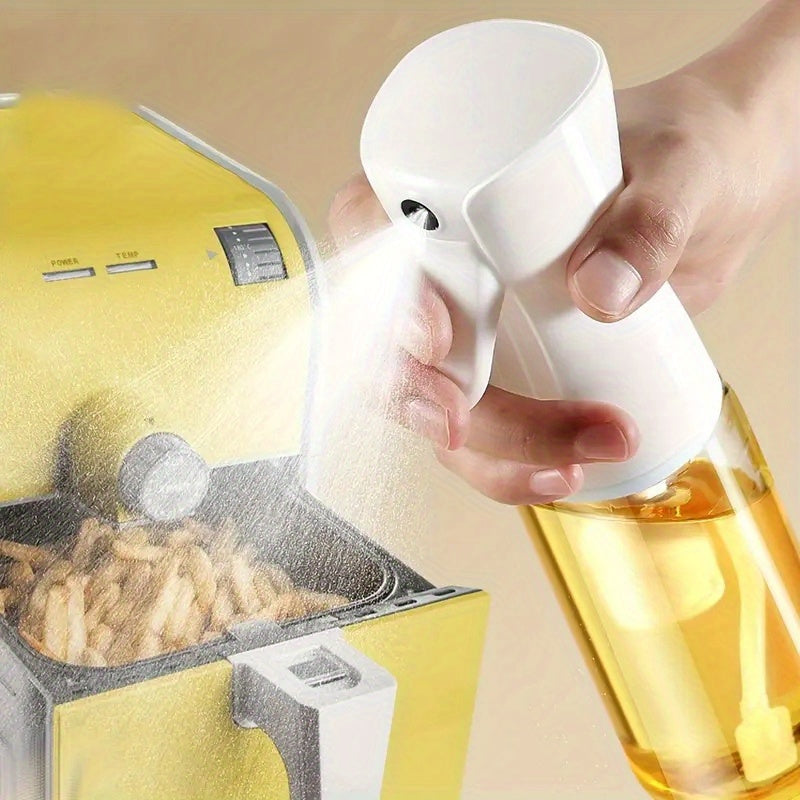 Oil Sprayer Bottle, Plastic Dispenser for Oil Pouring and Spraying, Leak-Proof Kitchen Storage