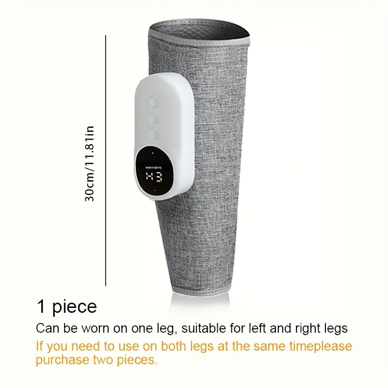 Qayta zaryadlanadigan elektr oyoq massajeri, sonlar va to'piqlar uchun havo bosimi massaji, avtomatik yoğurma, 2000mAh batareya, USB zaryadlash, 36V yoki undan past voltaj