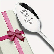 Stainless Steel Love You Nana Spoon Gift for Nana on Birthdays Mother's Day Christmas
