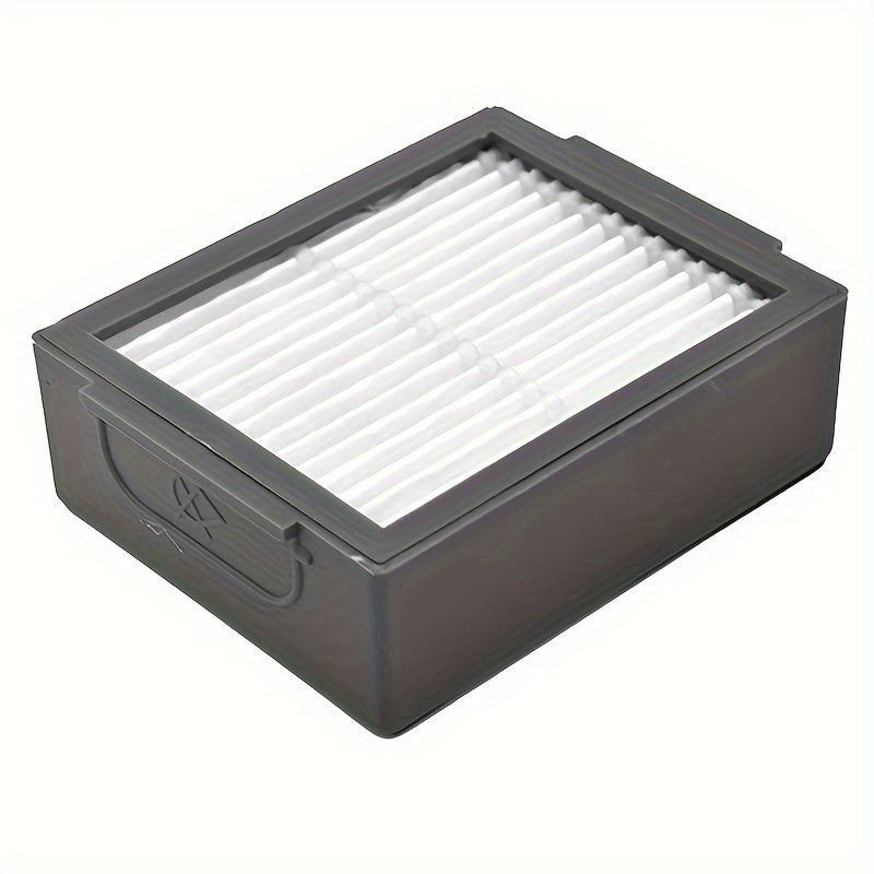 Этот комплект включает 15 аксессуаров для роботов-пылесосов IRobot I7, I7+, I8, I8+, I1, I2, I3, I3+, I4, I4+, I6, I6+, E5, E6, E7, J6, J7, J7+/Plus E, I и J серии. В комплект входит 1 резиновая щетка-ролик, 5 боковых щеток и 6 HEPA-фильтров.