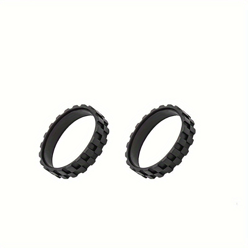 Set of 3 Replacement Tires and Front Caster for Robot Vacuum Models 500-900