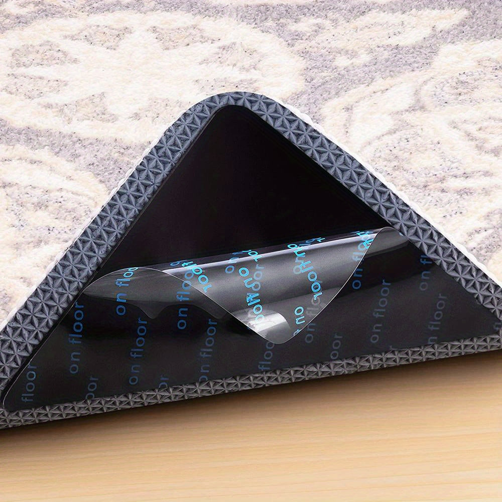 Triangle Carpet Grippers Non-Slip Reusable Edging Holders for Hardwood Tile Floors