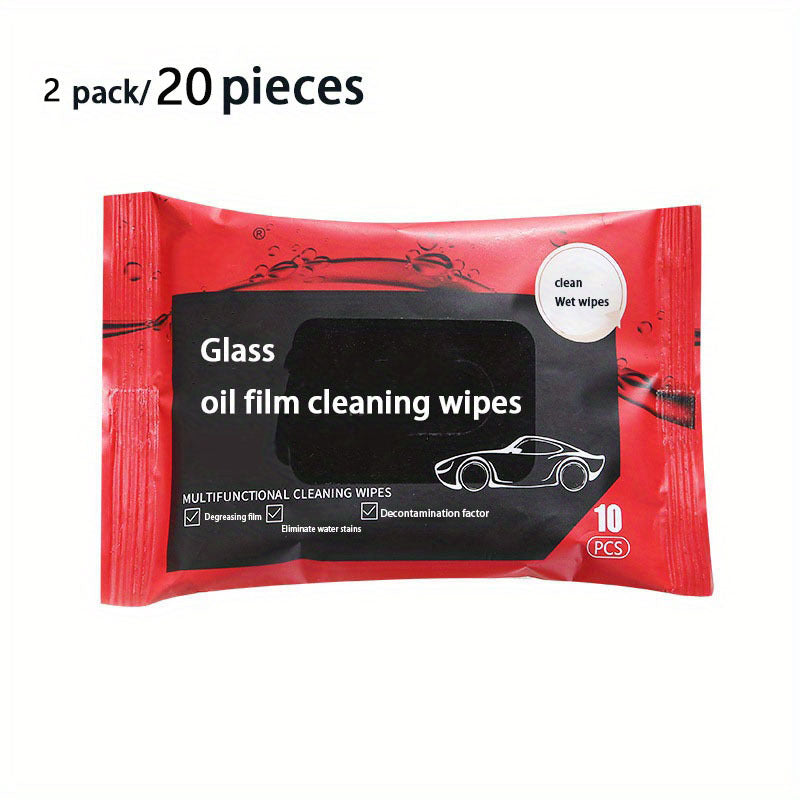 Car Windshield Cleaning Wipes 3 Pack Glass Degreasing and Cleaning Cloth