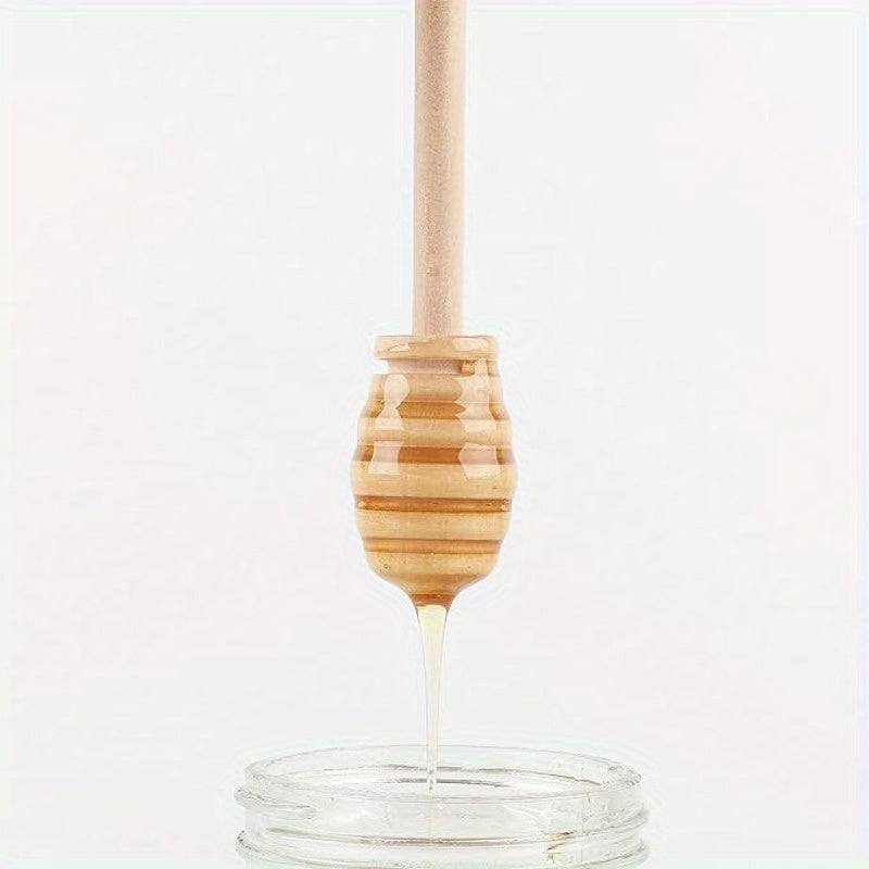 Wooden Honey Stirring Sticks Set of 1 or 4 for Kitchen, Home, Party, Wedding