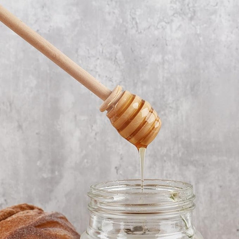 Wooden Honey Stirring Sticks Set of 1 or 4 for Kitchen, Home, Party, Wedding