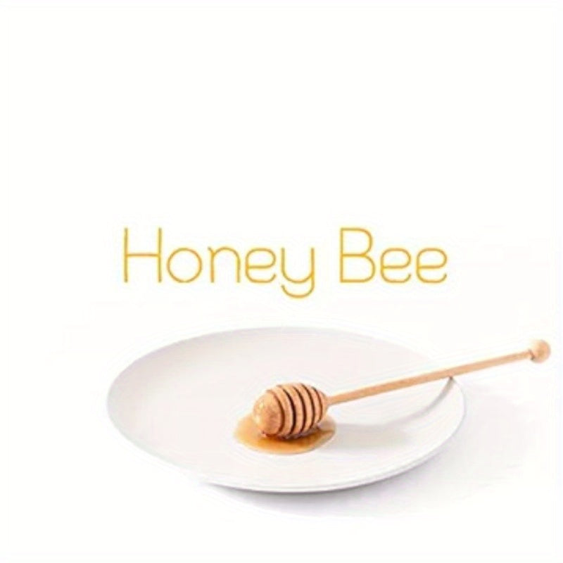 Wooden Honey Stirring Sticks Set of 1 or 4 for Kitchen, Home, Party, Wedding