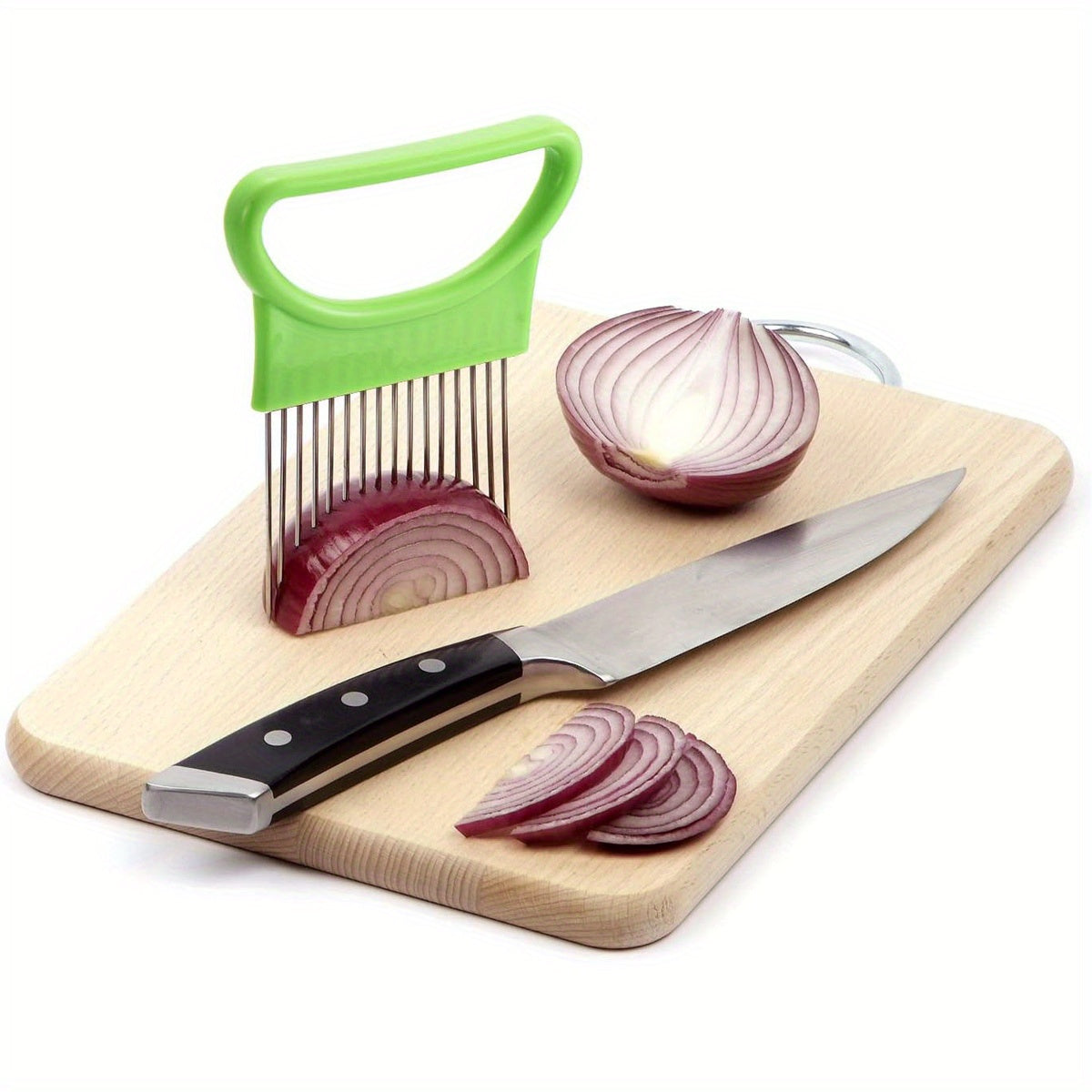 Stainless Steel Onion Cutter Meat Tenderizer Fork Shredder Kitchen Tool