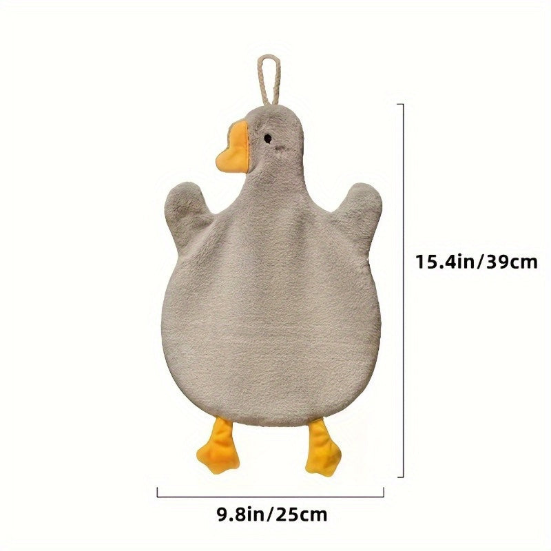 Cartoon Duck-Shaped Cleaning Cloth Super Absorbent Quick-Dry Polyester Towel