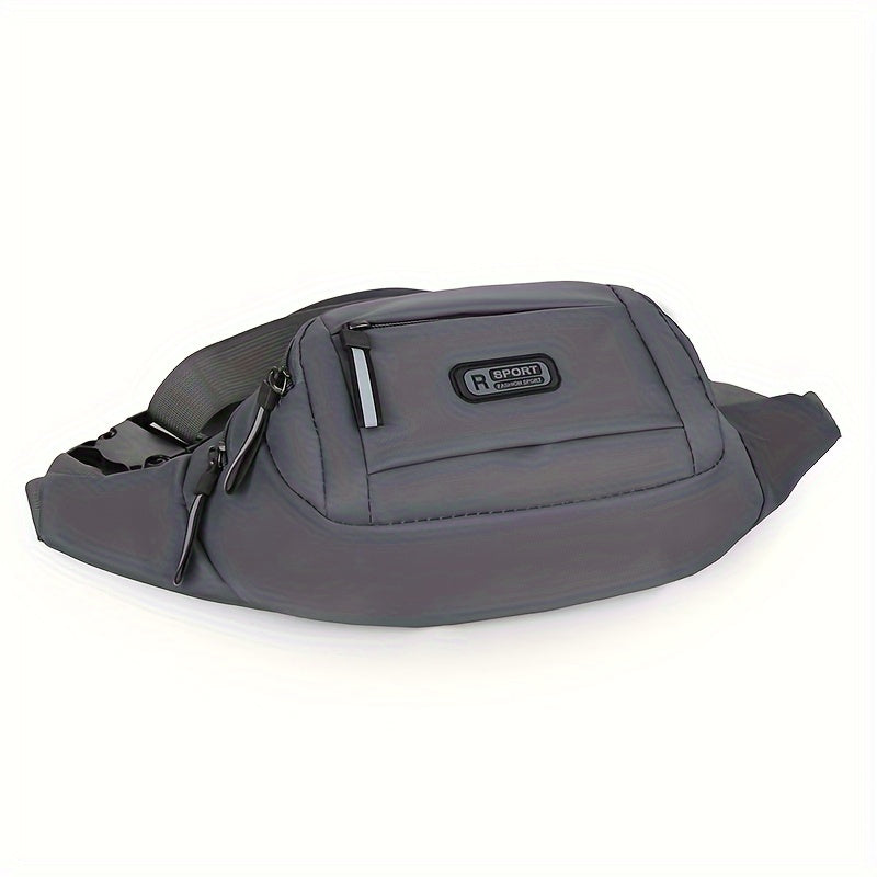 Riñonera impermeable para hombres de gran capacidad con múltiples compartimentos para deportes y viajes