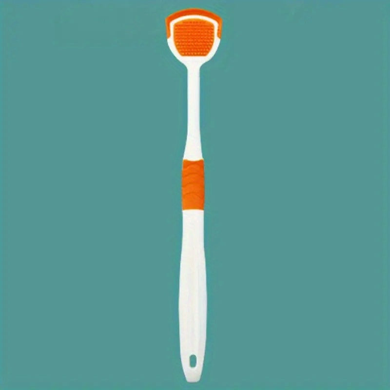 Adult Silicone Tongue Scraper with Reducing Bad Breath, Unfragranced