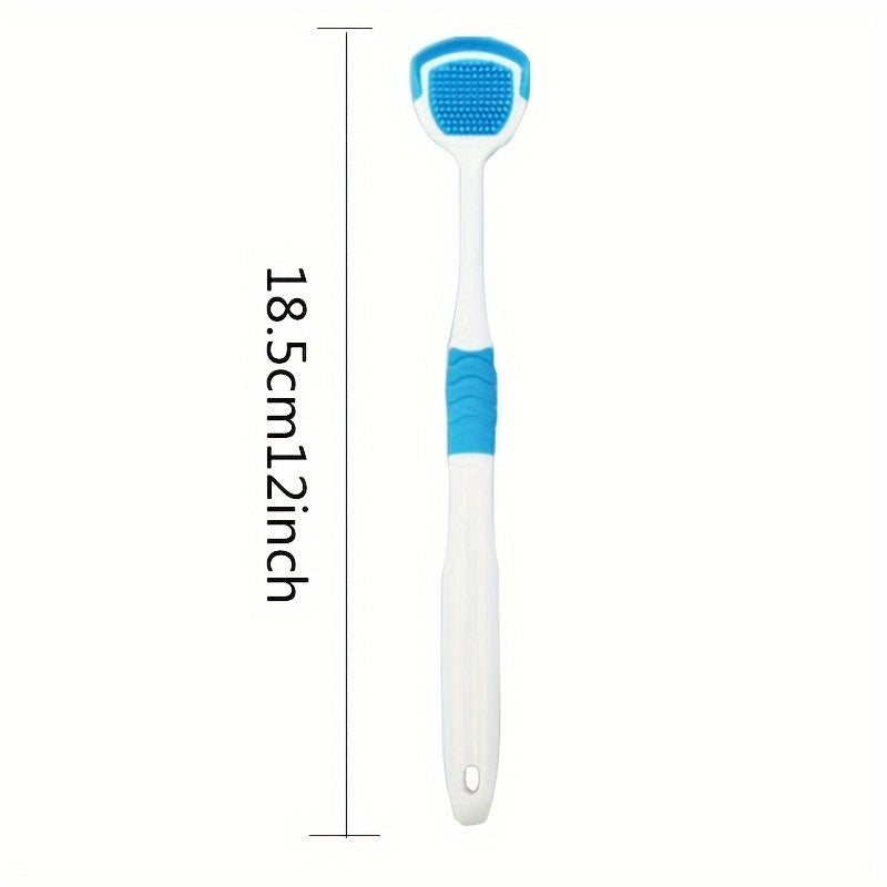 Adult Silicone Tongue Scraper with Reducing Bad Breath, Unfragranced