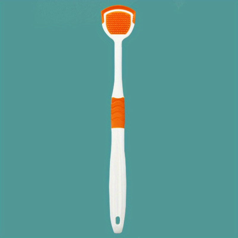 Adult Silicone Tongue Scraper with Reducing Bad Breath, Unfragranced