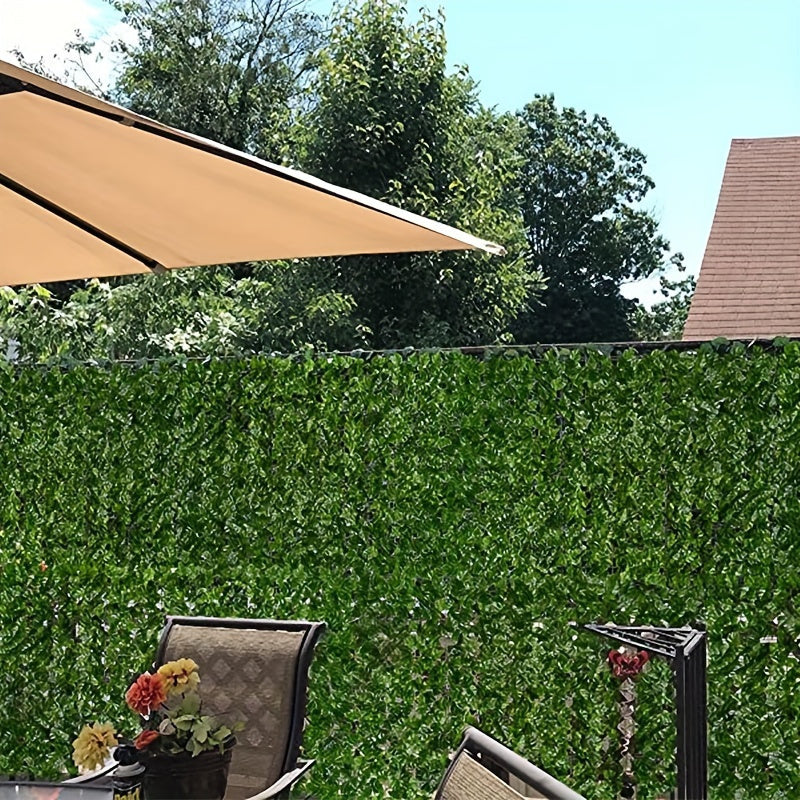 Artificial Ivy Fence Screen Privacy Fence Wall Cover for Outdoor Garden and Home